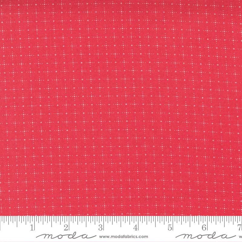 0.79m Remnant of Beautiful Day in Scarlet by Corey Yoder for Moda Fabrics