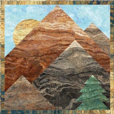 Sundown Stonehenge Gradations Ombre Quilt Kit