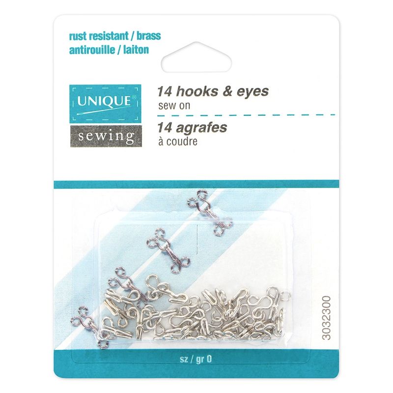 UNIQUE Sew On Hooks and Eyes