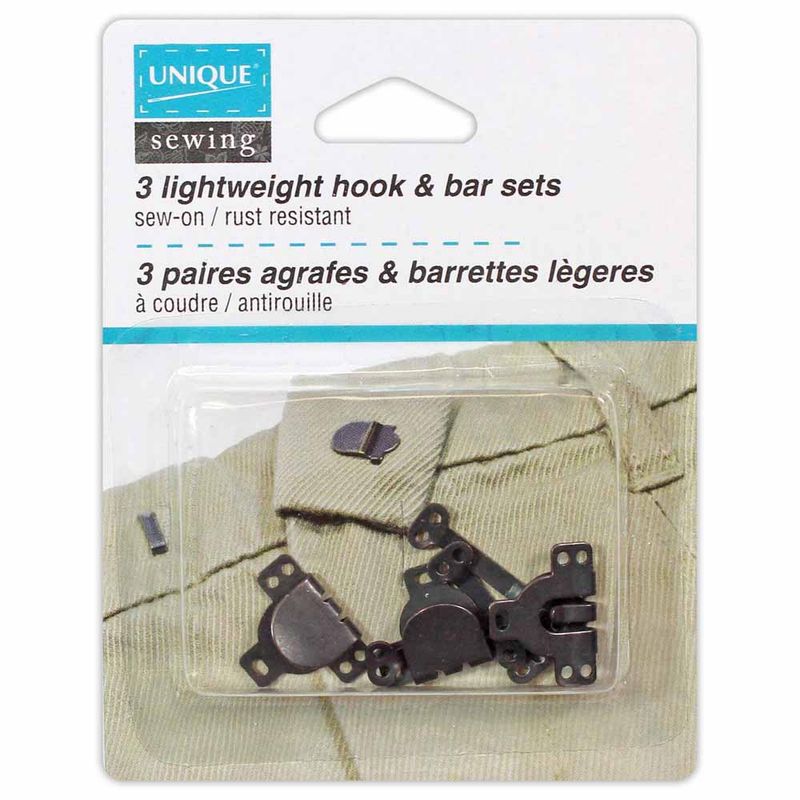 UNIQUE SEWING Lightweight Hook &amp; Bar Sets