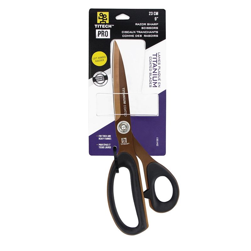 TITECH Pro 8&quot; Left Handed Dressmaker&#39;s Scissors