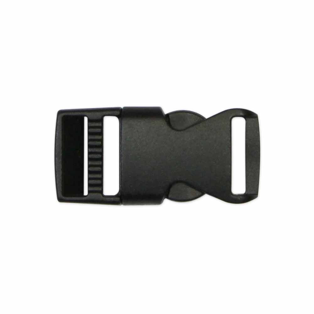 UNIQUE SEWING Parachute Buckle - Plastic, Size: 15mm (5⁄8″) - Black