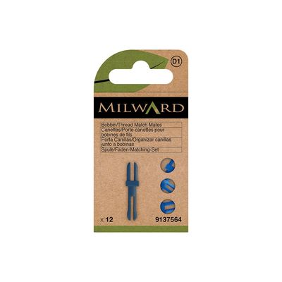 MILWARD GREEN Bobbin Match Mates - 12 Pcs