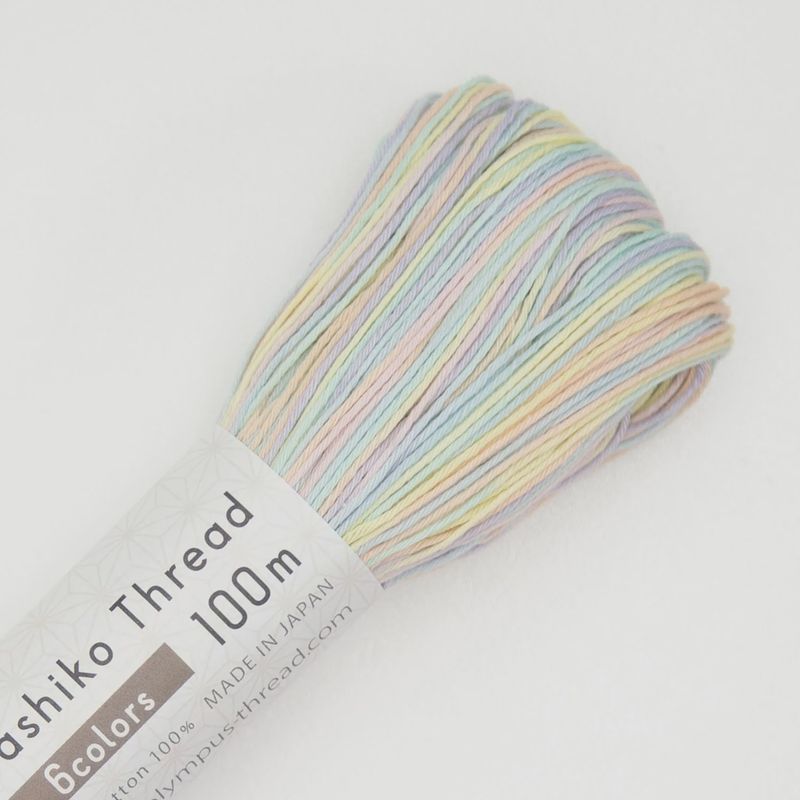 302 Variegated Sashiko Thread by Olympus Thread - Large Skein 100m