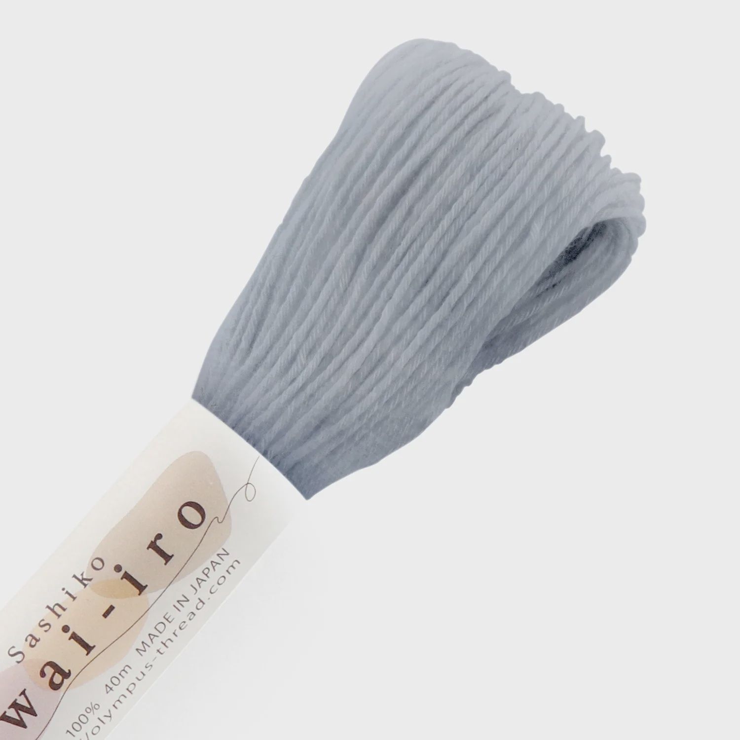 A20 Cloudy Gray Awai-iro Sashiko Thread by Olympus Thread - 40m