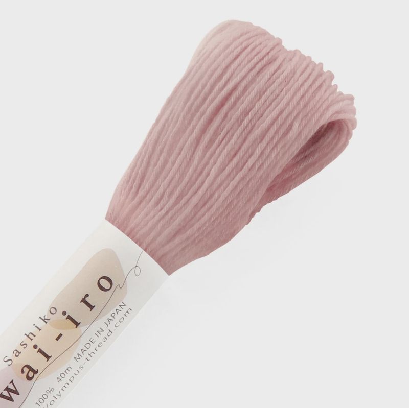 A17 Rose Beige Awai-iro Sashiko Thread by Olympus Thread - 40m