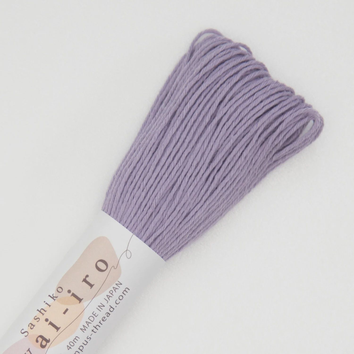 A10 Mauve Awai-iro Sashiko Thread by Olympus Thread - 40m