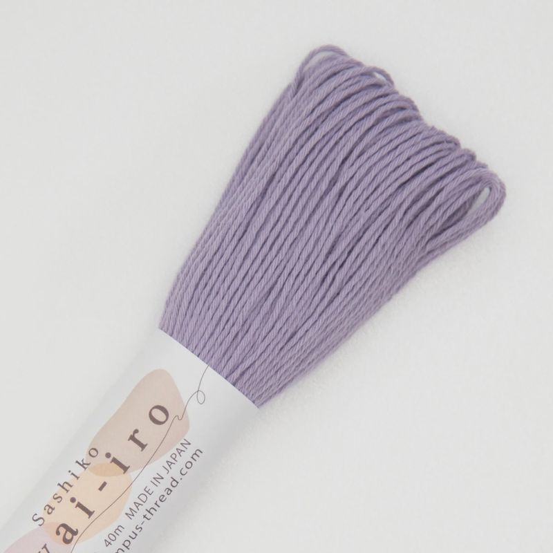 A10 Mauve Awai-iro Sashiko Thread by Olympus Thread - 40m