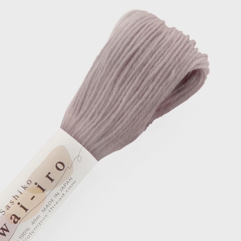 A16 Oat Milk Awai-iro Sashiko Thread by Olympus Thread - 40m