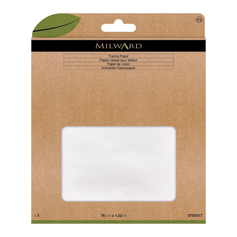 Milward Tracing Paper 76 X102cm 3 Pcs