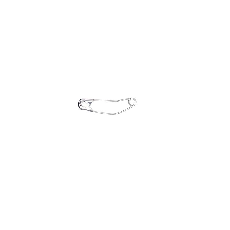 MILWARD GREEN Curved Safety Pin - #2/38mm 30Pcs