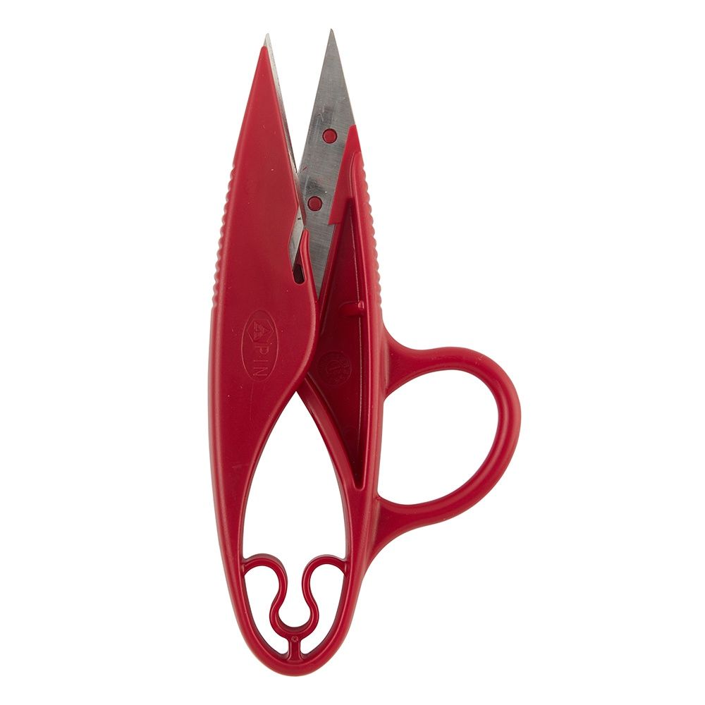 MILWARD GREEN 4.5in Thread Snip, Red Handles