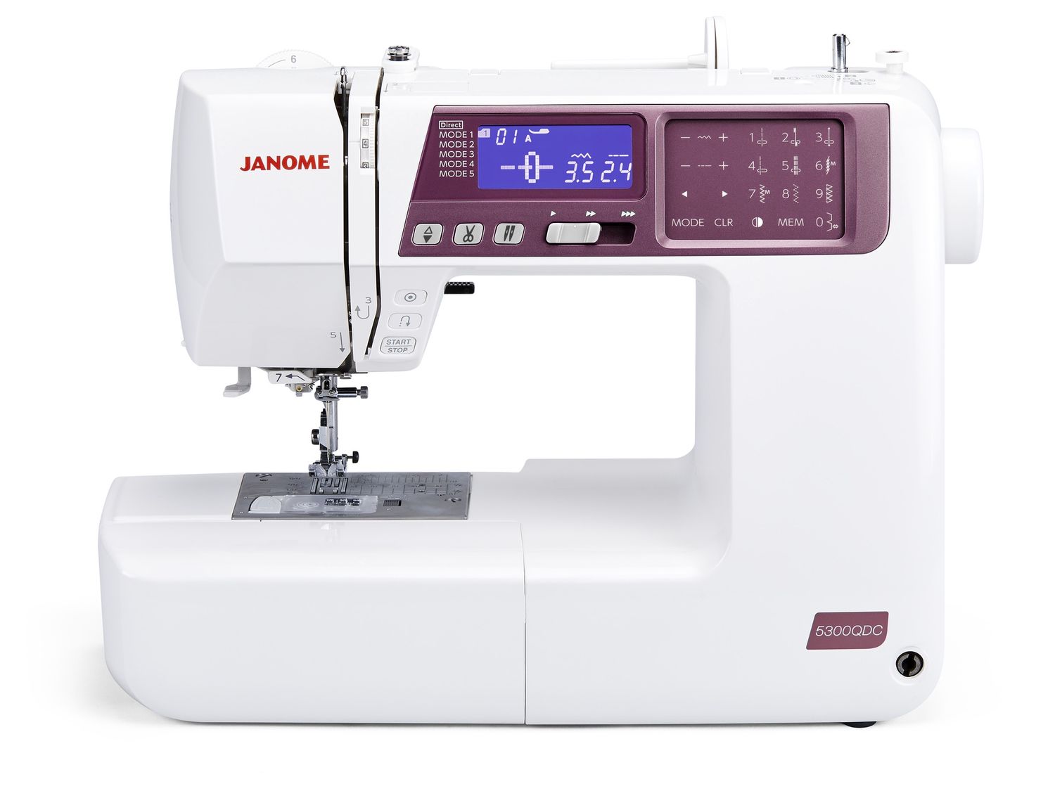 Janome 5300 QDC-G, Colour: Grape