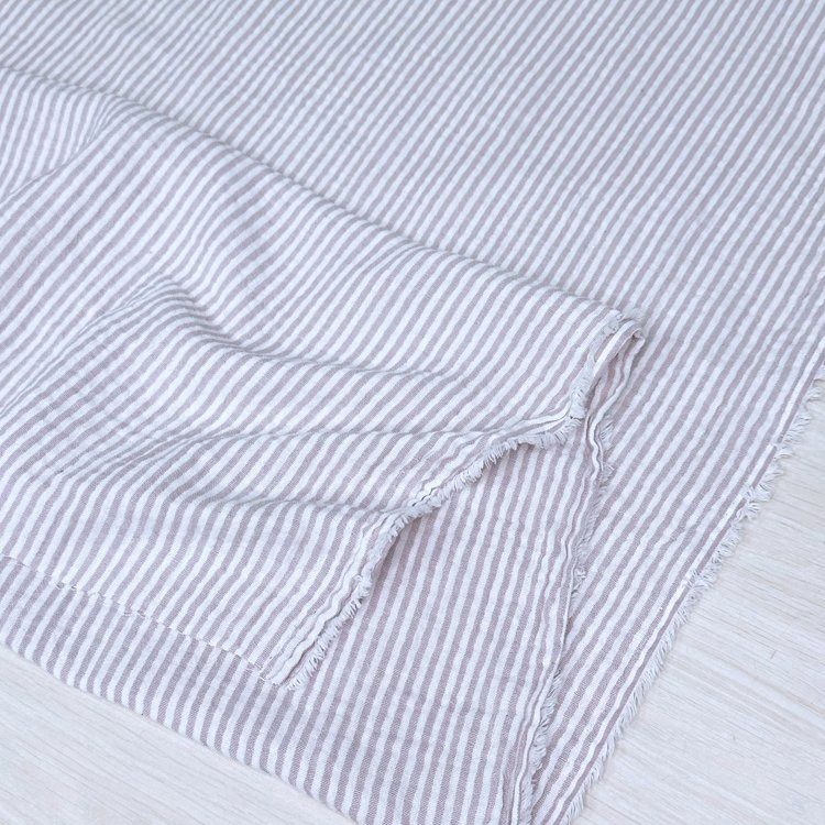 Lennon Organic Cotton Striped Double Gauze