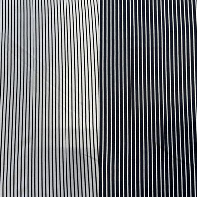Viscose/Nylon Lightweight Stripe Ponte
