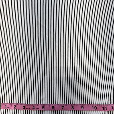 Viscose/Nylon Lightweight Stripe Ponte