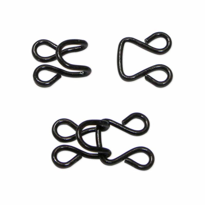 Hooks &amp; Eyes - 9mm (3⁄8″) - 2 sets
