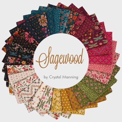 Sagewood 32 Pc Fat Quarter Bundle by Crystal Manning