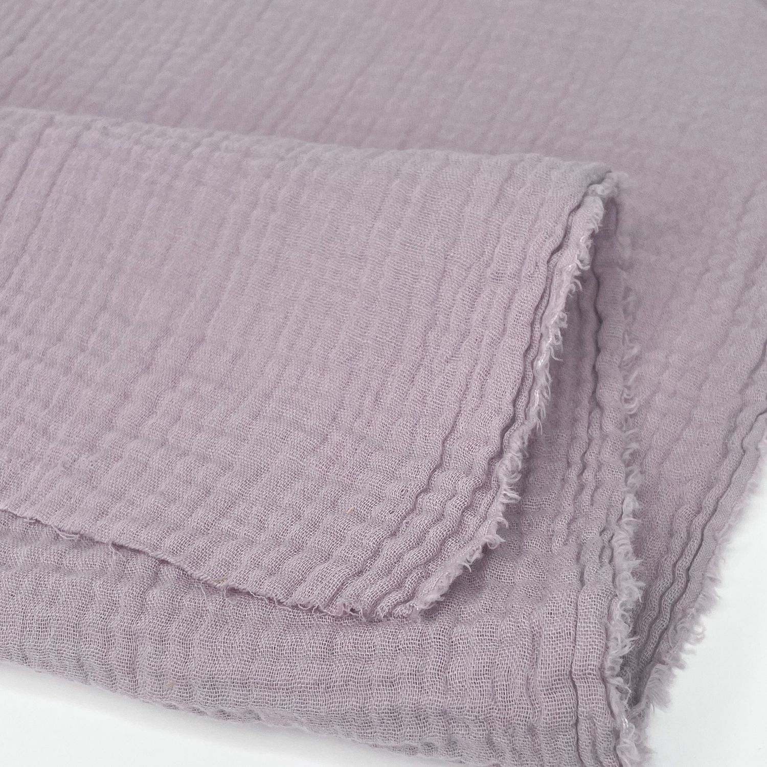 Zola Organic Cotton Double Gauze, Colour: Lilac