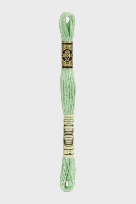 13 Spearmint DMC #117 6 Strand Embroidery Floss - 8m