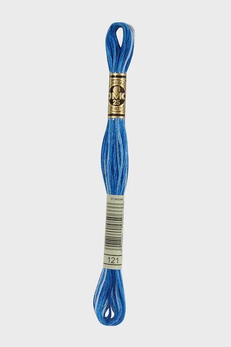 121 Cyclades Blue Ombre DMC #117 6 Strand Embroidery Floss - 8m