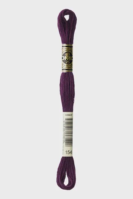 154 Prune DMC #117 6 Strand Embroidery Floss - 8m