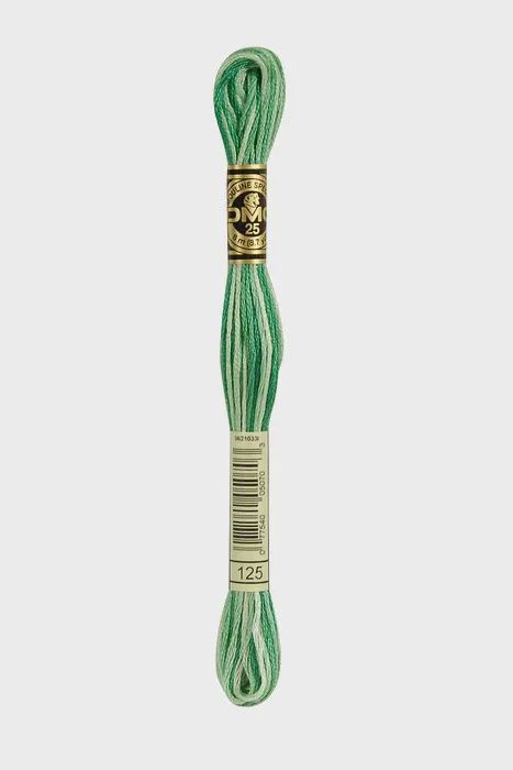 125 Spring Green Ombre DMC #117 6 Strand Embroidery Floss - 8m