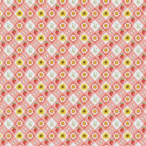 A Wildflower Heart Cottage Picnic Light Peach Jam by Katie Daisy