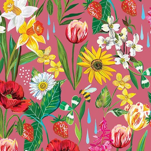A Wildflower Heart Lydia&#39;s Meadow Rose by Katie Daisy
