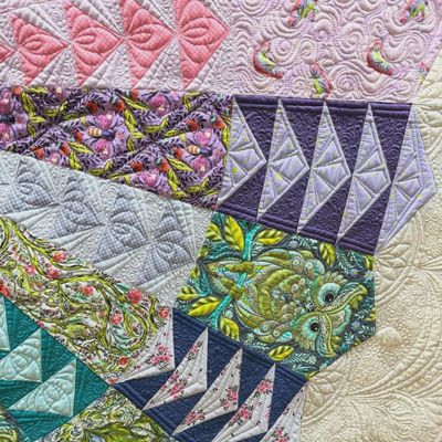Moonlit Menagerie Quilt Kit Featuring Full Moon Forest II by Tula Pink