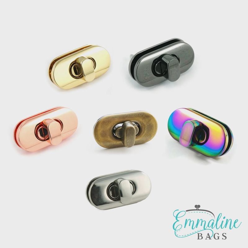 Emmaline Bags Small Turn Lock with Screws