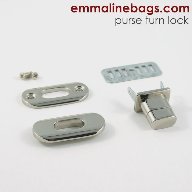 Emmaline Bags Small Turn Lock with Screws