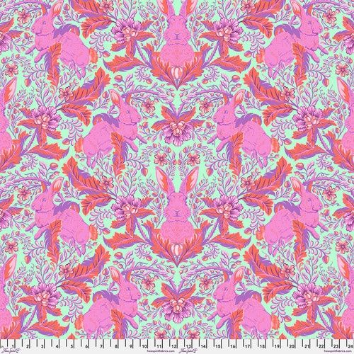 Full Moon Forest II Hoppy Go Lucky in Blossom by Tula Pink