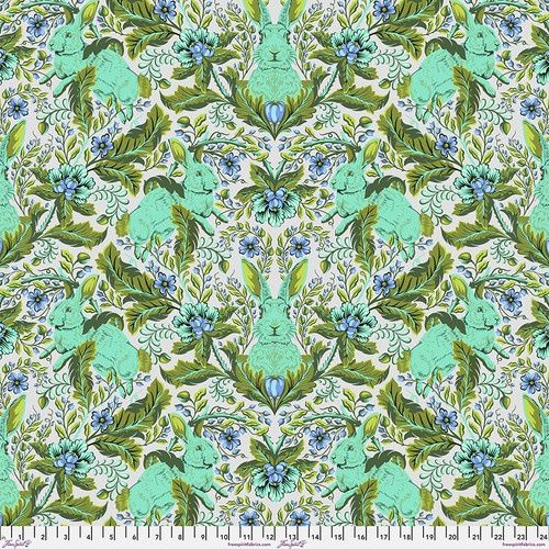 Full Moon Forest II Hoppy Go Lucky in Starlight by Tula Pink