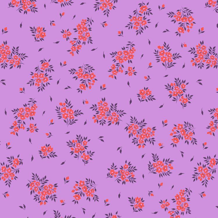 True Colors What a Ditz in Heliotrope by Tula Pink