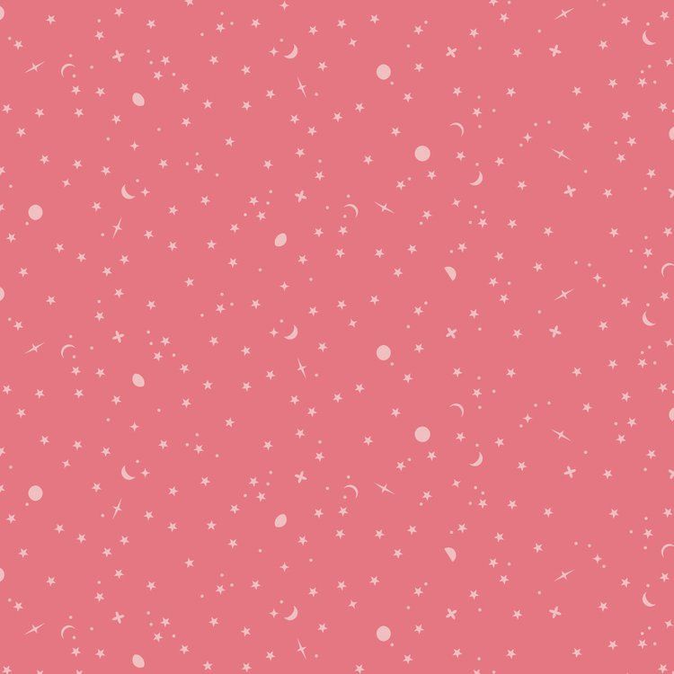 True Colors Space Sprinkles in Sunburn by Tula Pink