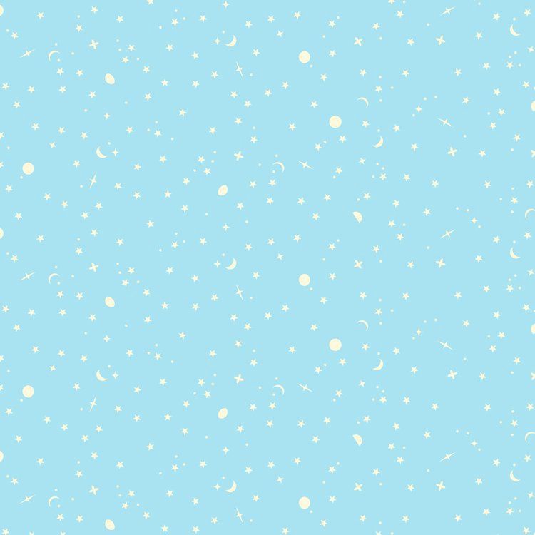 True Colors Space Sprinkles in Waterfall by Tula Pink