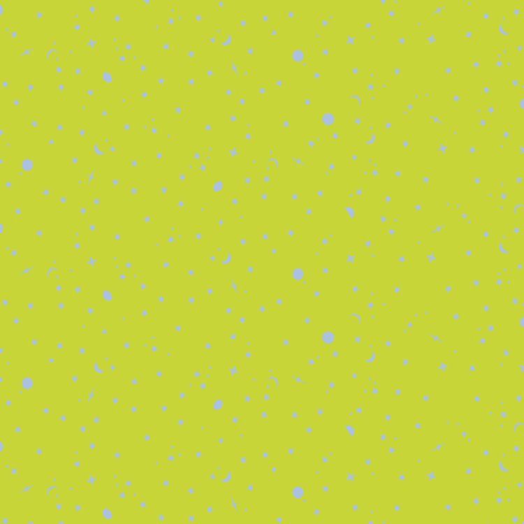 True Colors Space Sprinkles in Lightning Bug by Tula Pink