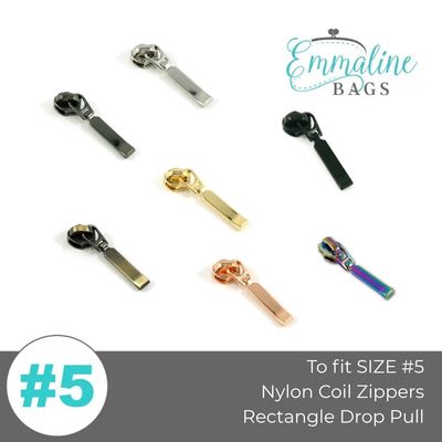 Zipper Sliders with Pulls - Size #5 - 1 Pull