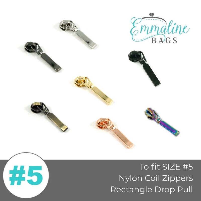 Zipper Sliders with Pulls - Size #5 - 1 Pull