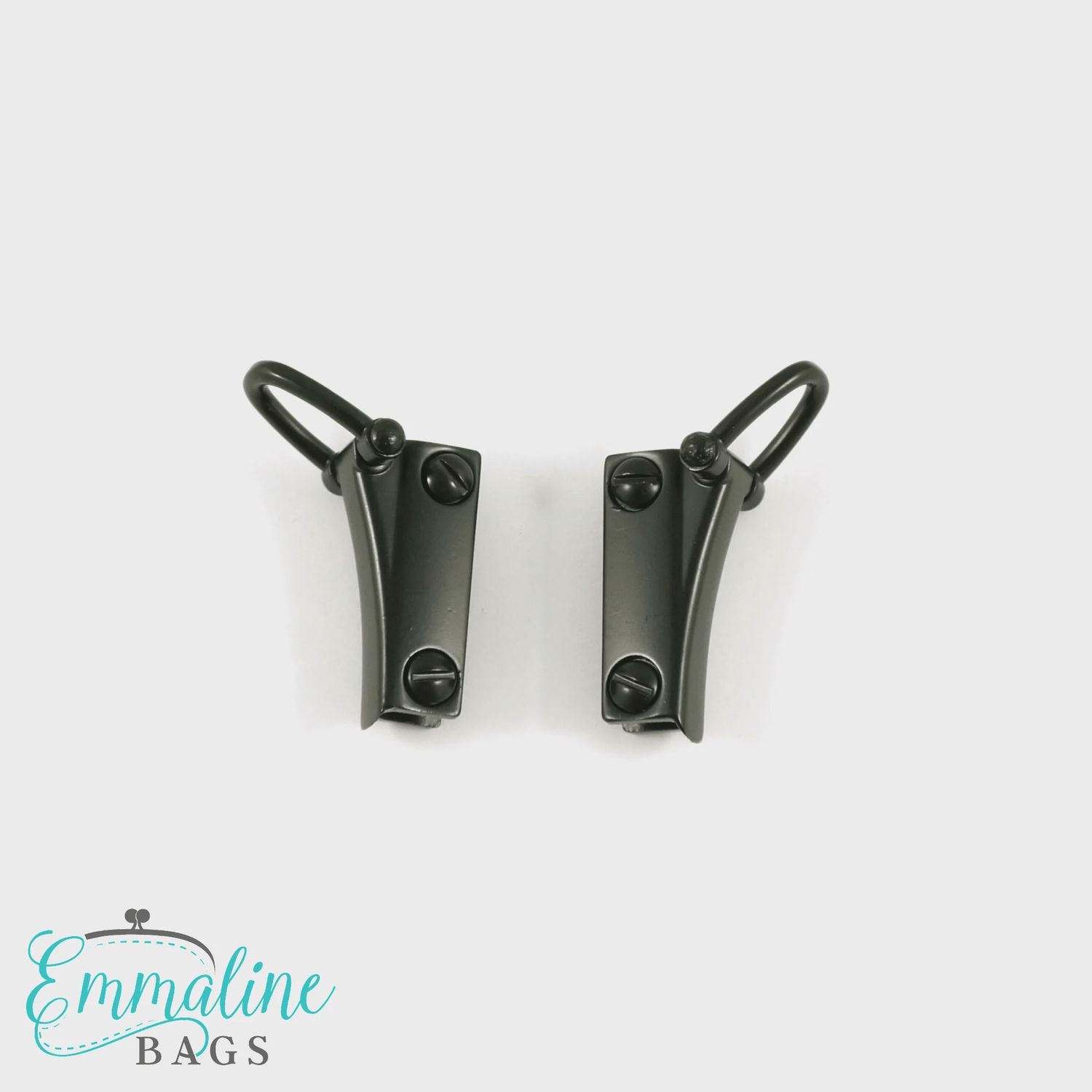 Strap Clip with D-Ring, Tape Colour/Coil Finish: Black