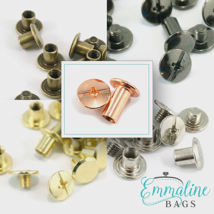 Emmaline Bags Medium Chicago Screws - 3/8” x 1/4”