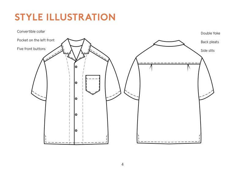 Wardrobe by Me - Tropical Shirt - Paper Pattern