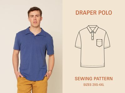 Wardrobe by Me - Polo T-Shirt - Paper Pattern