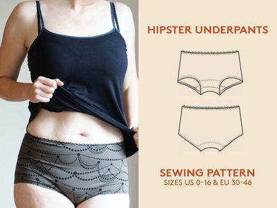 Wardrobe by Me - Hipster Underpants - Paper Pattern