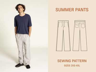 Wardrobe by Me - Summer Pants - Paper Pattern