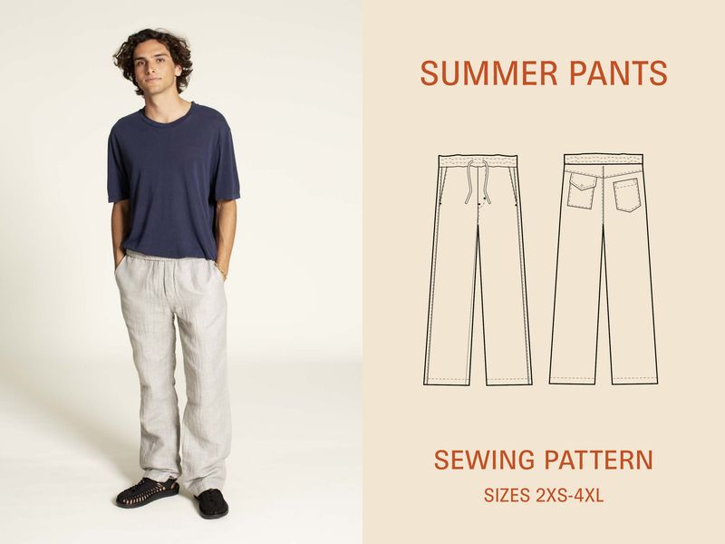Wardrobe by Me - Summer Pants - Paper Pattern