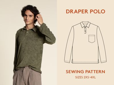 Wardrobe by Me - Polo T-Shirt - Paper Pattern