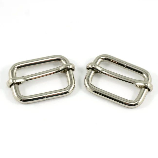 Adjustable Sliders - 1&quot; (25mm) - 2 Pack, Finish: Nickel
