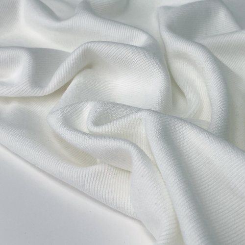 0.75m Remnant of Chloe Ribbed Sweater Knit in White